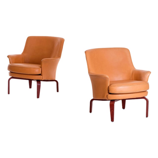 Set of Pilot Chairs by Arne Norell, 1980s For Sale