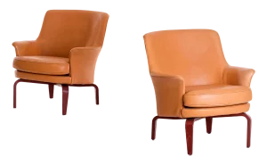 Set of Pilot Chairs by Arne Norell, 1980s