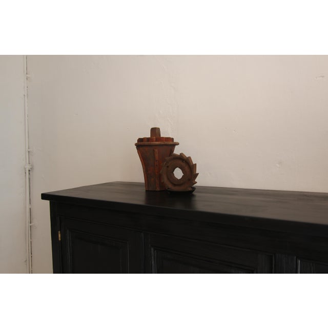 1920s Early 20th Century Wooden Casting Pattern Object with Original Patina, 1890s For Sale - Image 5 of 18