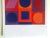 Mid-Century Modern Victor Vasarely Op Art Modernist Geometric Lithograph Print " Alphabet v.r. " 1960 For Sale - Image 3 of 9