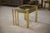 1980s Nesting Tables in Brass with a Bamboo-Like Finish, 1980s, Set of 3 For Sale - Image 5 of 11