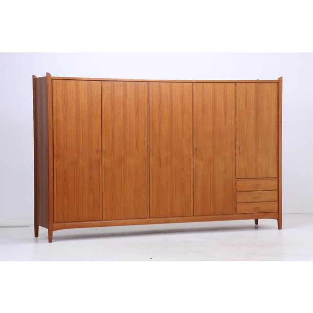 Vintage Teak Wardrobe, 1960s For Sale - Image 3 of 17