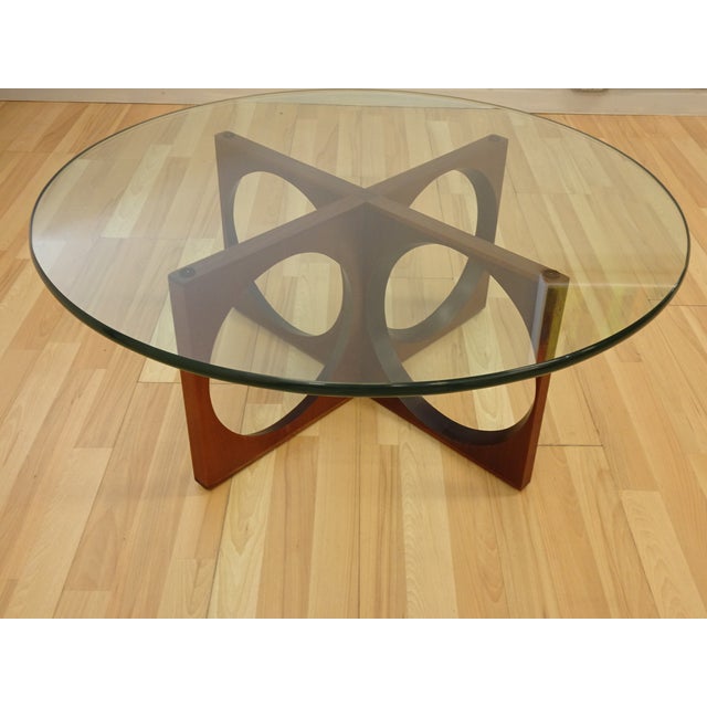 1960s European Mid Century Wood Coffee Table For Sale - Image 11 of 14