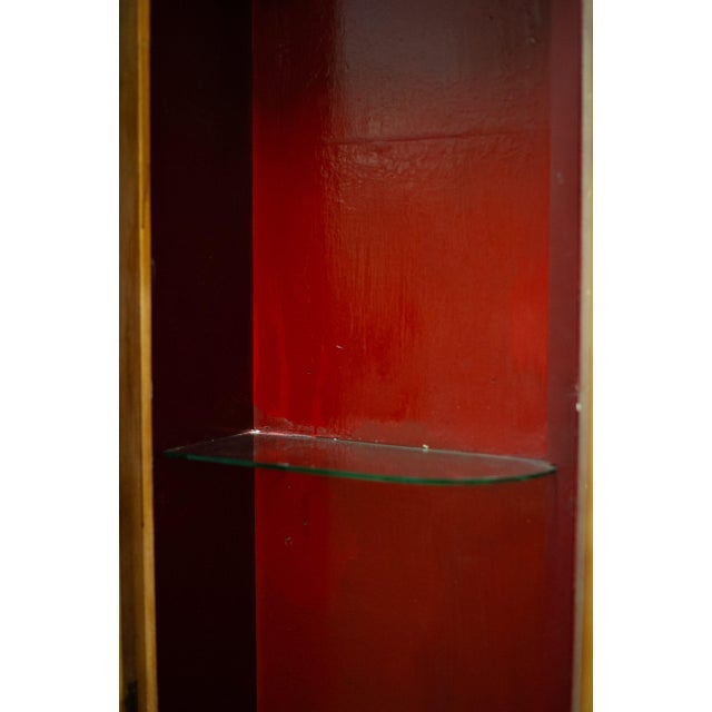 Bamboo Wardrobe Cabinet with Illustrations, Italy, 1950 For Sale - Image 9 of 15