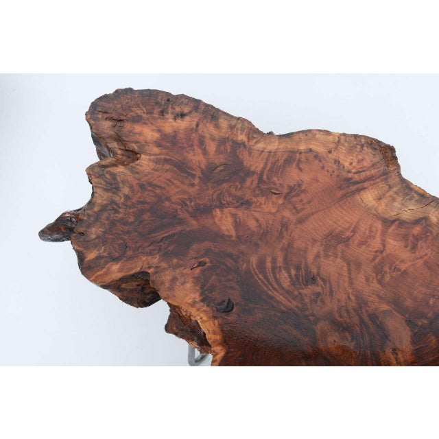 Wood Gorgeous Redwood Tables For Sale - Image 7 of 10