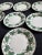 A set of 9 Vintage Wedgwood Napoleon Ivy Plates. 8" round plates made of pottery in England during the Mid 20th Century....