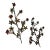 Metal Art Sculpture Floral and Leaves, Set For Sale