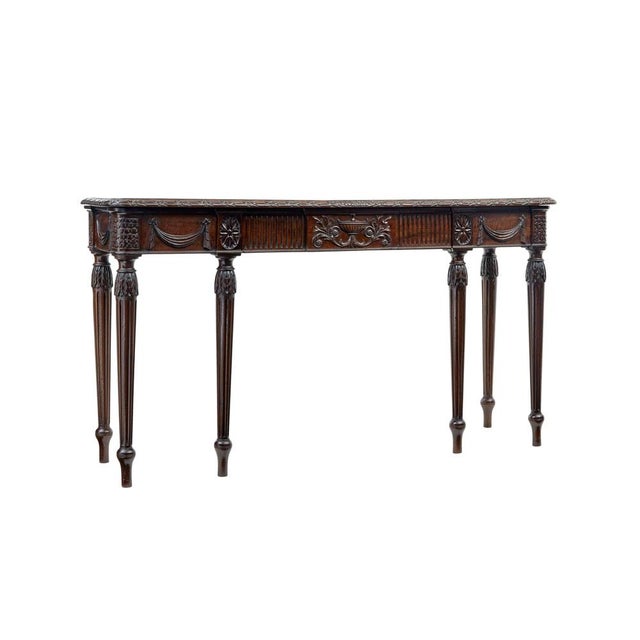 19th century carved console table in the adams taste circa 1890. Here we have an elegant console table from the 19th...