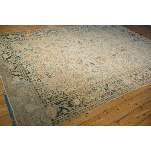 Vintage Distressed Heriz Carpet - 7'7" x 10'8" For Sale In New York - Image 6 of 10