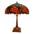 Early 20th Century Duffner and Kimberly Acorn Stained Glass Table Lamp For Sale