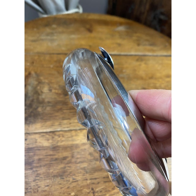 Art Deco Ashtray in Cut Crystal with Silver Mount and Cigar Rest by Wilhelm T. Binder, 1930s For Sale - Image 10 of 12