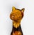 Amber mold blown glass cat by Viking glass released in 1964 as part of the Epic line. The original price in 1964 was $5....