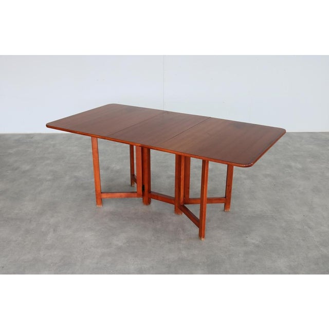 Wood Vintage Swedish Dining Table, 1960s For Sale - Image 7 of 11