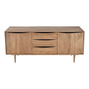 Leonidin Natural Wood 67" Sideboard, Light Brown