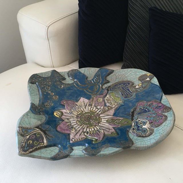 Aqua Intertwining of Infinity Where Light Blooms Sculpture in Raku from Stefania Zoppellaro, 2026 For Sale - Image 8 of 12