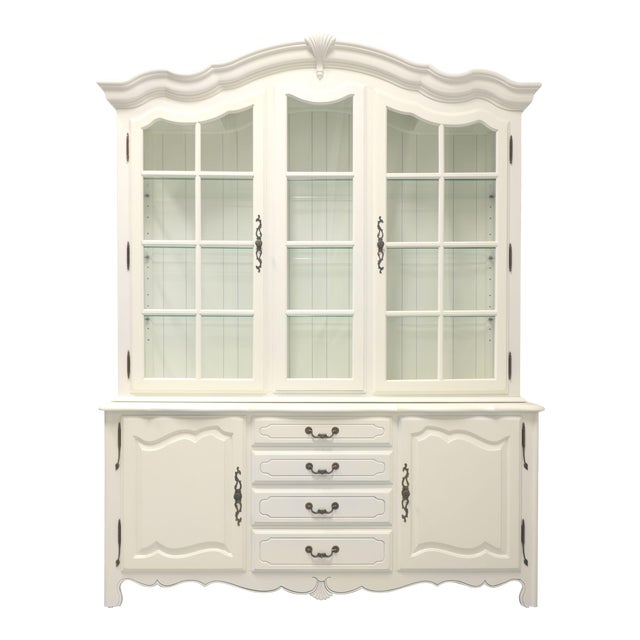 Ethan Allen French Country Ivory Painted China Chairish