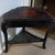 Asian Carved Dragon Wood Console Table Glossy Black/Red Triangular 28 X 15 X 27