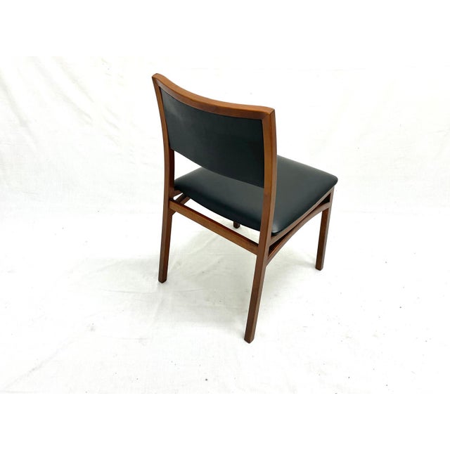 Brown Vintage Wooden Chairs in Skai, Italy, 1960s, Set of 4 For Sale - Image 8 of 17