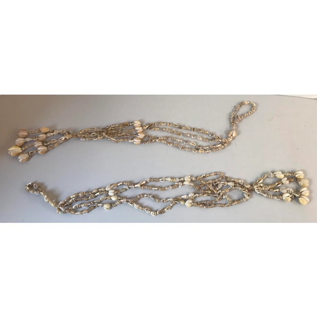 Vintage Shell Hanging Basket Planter Holder For Sale - Image 4 of 11