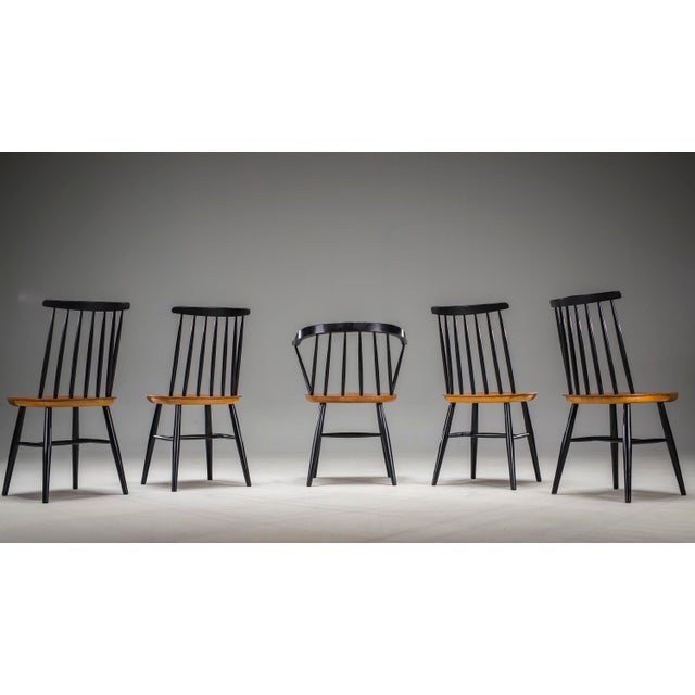 Fanett Dining Chairs attributed to Ilmari Tapiovaara, 1960s, Set of 5 For Sale - Image 16 of 18