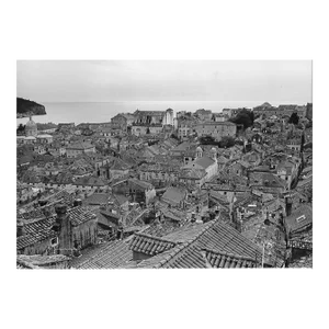 Dubrovnik Yugoslavia Rooftop Photograph by Don Ware