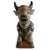 Indian Artist, Nandi Cow Sculpture, 1800s, Carved and Lacquered Wood For Sale - Image 6 of 9