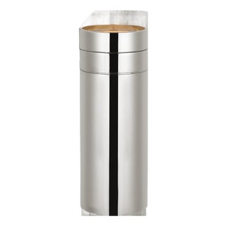 Kelly Wearstler by Visual Comfort Signature Melange 9" Rechargeable Floating Disc Accent Lamp in Polished Nickel with Alabaster For Sale