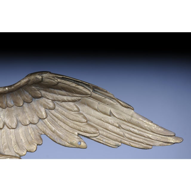 Patriotic Eagle Wall Decoration in Bronze Brass and Gold For Sale - Image 13 of 18