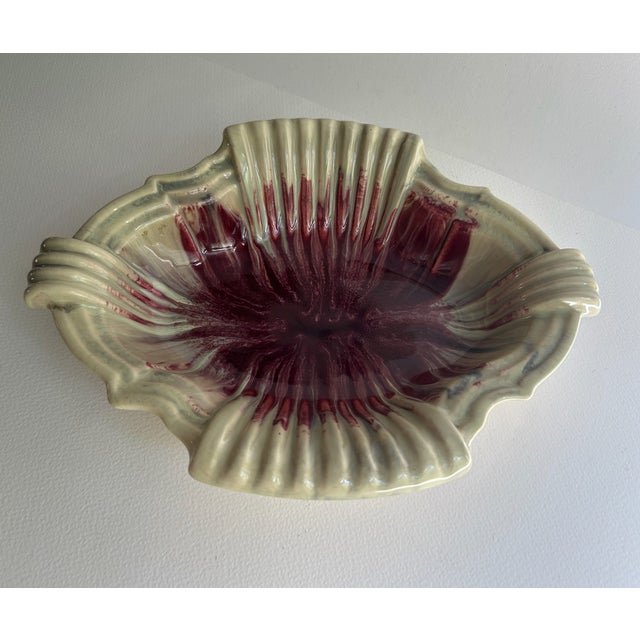 1940s German Art Deco Drip Glaze Celadon Art Pottery Bowl For Sale - Image 10 of 18
