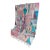 Contemporary Rose Clay Patchwork Wool Moroccan Rug For Sale