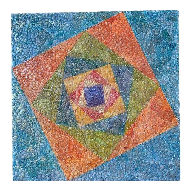 "Torqued Mandala #2" Painting by Paul Wirhun For Sale