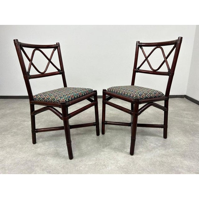 Mid-Century Modern Dining Table and Chairs attributed to Gervasoni, 1970s, Set of 6 For Sale - Image 12 of 18