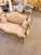 Bring the elegance of a French salon into your home with this exceptional Louis XV-style Rococo canapé loveseat,...