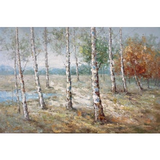 Impressionistic Landscape Original Oil Painting For Sale