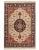 Fine Hand Knotted Pure Silk Persian Qum Rug For Sale - Image 4 of 4