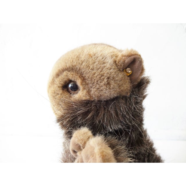 Glass Vintage Steiff Beaver Stuffed Animal For Sale - Image 7 of 8