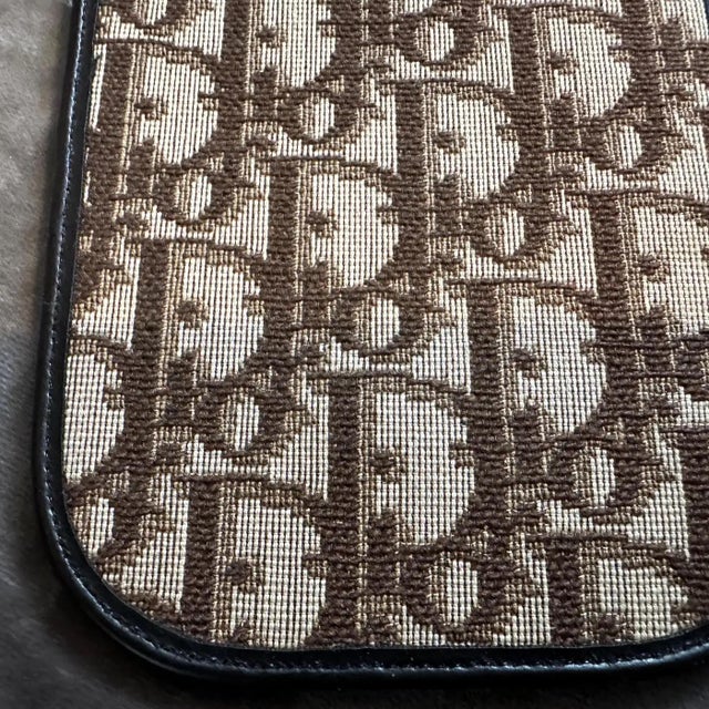 Textile 21st Century Leather and Logo Canvas Phone or Glasses Case by Christian Dior For Sale - Image 7 of 11