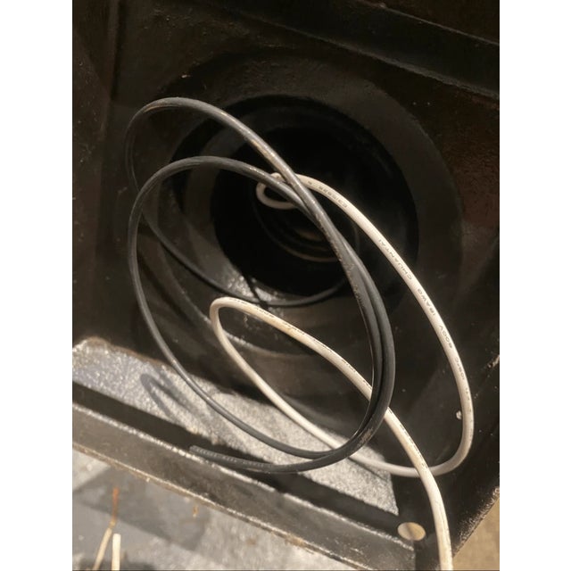 Late 20th Century Vintage Classic Style Hexagon Outdoor Lantern Property Mark For Sale - Image 5 of 8