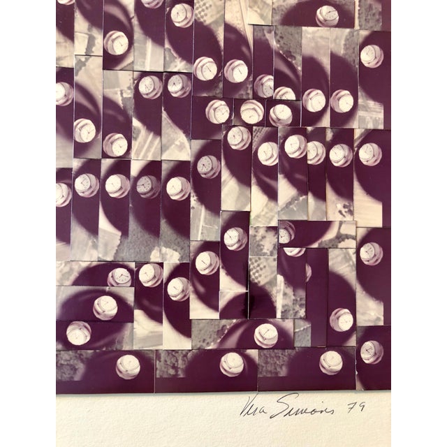 Contemporary Vera Simons, Wrist Watch Abstract Photo Mosaic Collage Aerial Photograph, 1979 For Sale - Image 3 of 7