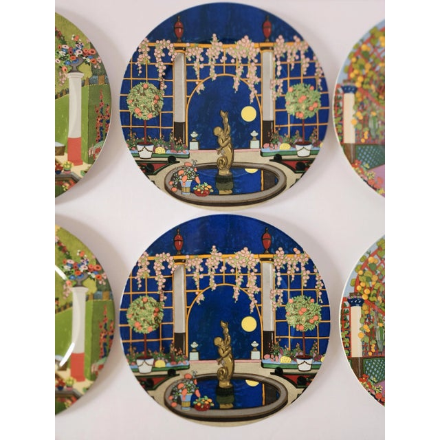 Villeroy & Boch Villeroy & Boch "Jardins Francais" Charger Plates-Set of 6 For Sale - Image 4 of 12