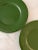 Green Set of 5 Gien France Green Charger Plates For Sale - Image 8 of 10