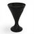 Black Mid 20th Century La Rochère Fidji Black Amethyst Pressed Glass Goblets, Set of Eight For Sale - Image 8 of 15