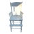 Antique Early American Country Style Spindle Back Youth Chair With Historical Painted Patina For Sale