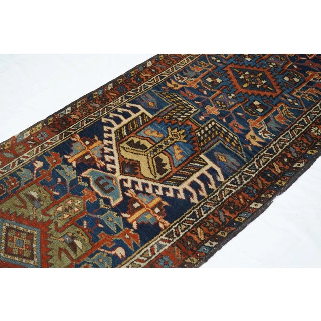 Textile Antique Karajeh Rug 2'10'' x 14'1'' For Sale - Image 7 of 10