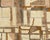 A cityscape of tone, mapped in warm terracotta hues. Rectangles and squares of varying sizes tile across this piece like...