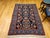 Persian Antique Persian Malayer Rug, Hand-Knotted Wool, Geometric Pattern, 5x7, Navy and Green For Sale - Image 3 of 16