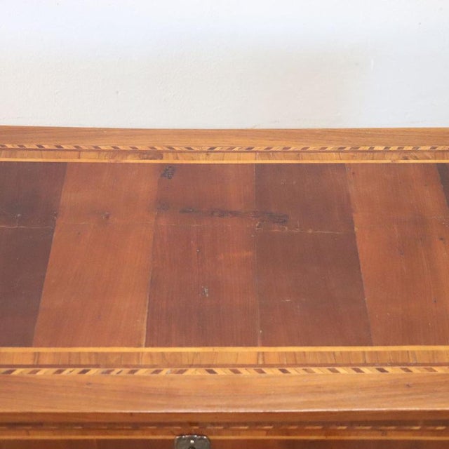 Antique Inlay Walnut Writing Desk, 1800s For Sale - Image 10 of 18
