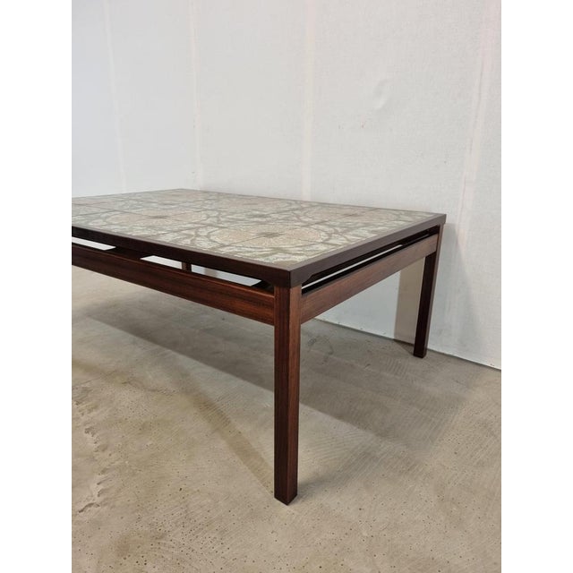 Mid-Century Danish Coffee Table with Tiles, 1970s For Sale - Image 11 of 14