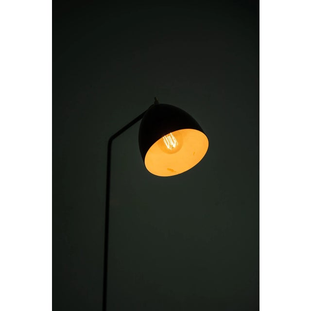 Metal Swedish Floor Lamp, 1950s For Sale - Image 7 of 8