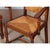 Wood Oak Straw-Seated Armchairs, 1950s, Set of 2 For Sale - Image 7 of 8